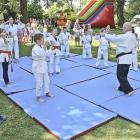 Zajęcia sztuk walki poprowadził Tadeusz Rybka ze szkoły „Chikara dojo”.