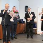 Na uroczystym otwarciu CUS nie mogło zabraknąć gospodarza gminy Adamówka Edwarda...