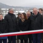 Wśród zaproszonych na uroczystość otwarcia nowej drogi gości nie zabrakło...