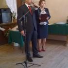 Jubilaci przyjęli gratulacje od wójta gminy Mariusza Śnieżka.