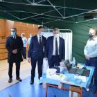 Oficjalnego otwarcia punktu szczepień w Kańczudze dokonali starosta przeworski Bogusław...