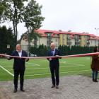 Symboliczną wstęgę na nowym obiekcie przeciął gospodarz miasta Waldemar Paluch, któremu...