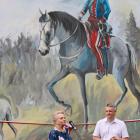 Dubiecki mural przedstawia kresową wojaczkę tytułowego bohatera poematu „Mohort”. W...