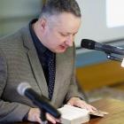 Dyrektor Przemyskiej Biblioteki Publicznej, dr Maciej Waltoś./Fot.A.Podulka