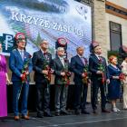 Podczas gali jubileuszowej szpitala, 15 września 2025 r., 9 osób zostało odznaczonych...