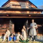 Historyczna scena nawiązująca do roku 1672 i najazdów tatarskich, które nie ominęły...