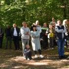To już tradycja. W lesie Dębrzyna wierni z parafii w Świętoniowej wraz z...
