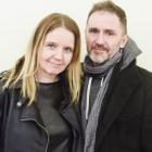 Magda Anioł z mężem Adamem Szewczykiem i dwójką swoich dzieci podczas koncertu na...