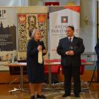 Obecna na wydarzeniu prezes Oddziału Związku Sybiraków w Przemyślu Stanisława Żak...