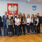 Stypendyści z Zespołu Szkół Rolniczych im. Wincentego Witosa w Zarzeczu.