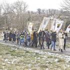 Po mszy wierni przeszli procesją nad San, gdzie odbył się obrzęd jordańskiego...