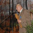 Nadleśniczy z Oleszyc Stanisław Zagrobelny, nowy dziekan korpusu nadleśniczych, z...