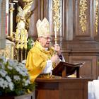 Modlitwie przewodniczył Ks. Bp Krzysztof Chudzio.