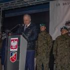 Uczestniczący w nich przemyślanin Piotr Pilch, wicemarszałek województwa, przemawiając...