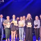 FOT. Podkarpackie Kuratorium Oświaty w Rzeszowie
Wspólne zdjęcie laureatów i...