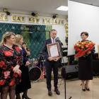 Gospodarz gminy Lubaczów Wiesław Kapel złożył paniom gratulacje i podziękowania,...