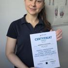 Gabriela Kochman, masażystka CR, ukończyła kurs Terapia Narzędziowa Tkanek Miękkich.