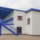 Stadion sportowy w Tuczempach po remoncie.