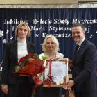Starosta przeworski Dariusz Łapa i przewodnicząca Rady Powiatu Przeworskiego Katarzyna...