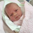 Rita Grodzka, córeczka Marii i Janusza, urodzona 18 grudnia, o godzinie 9.45,...
