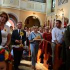 FOT. UG Wiązownica
Starostowie dożynek gminnych w Manasterzu Agnieszka Lazar i Paweł...