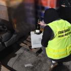 Towary ujawnione podczas działań w Przemyślu. Fot. BiOSG