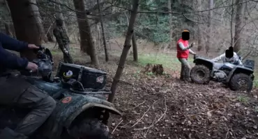 Wraca problem quadów w lesie. Dziewięciu quadowców ukaranych!