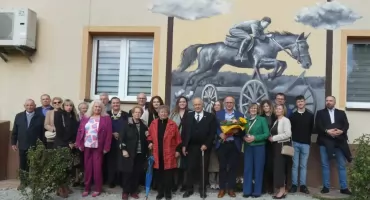 Binbaşı Jan Gołdasz anısına yapılan duvar resmi açıldı [FOTOĞRAFLAR]