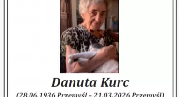 Podziękowanie za udział w ceremonii pożegnania śp. Danuty Kurc 