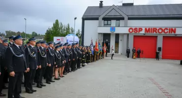 Nowa siedziba strażaków. Wielka radość w OSP Mirocin [ZDJĘCIA]