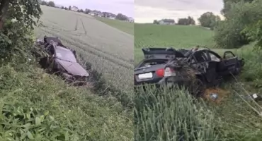 Zdarzenie drogowe w Białobokach. Mogło się skończyć o wiele gorzej…