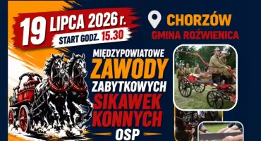 Międzypowiatowe Zawody Zabytkowych Sikawek Konnych OSP – historia, tradycja i strażacka pasja w Chorzowie [ZAPOWIEDŹ]