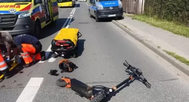 Brawura na hulajnodze kończy się tragedią. Czarny bilans wypadków na Podkarpaciu Policjanci i lekarze biją na alarm!