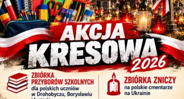 Podaruj znicz na Kresy i przybory szkolne 